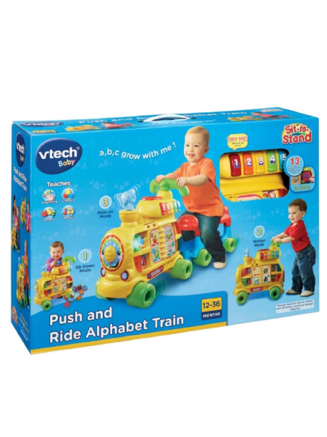 VTech Push And Ride Alphabet Train Toys For Kids 1-3 Years | Edamama